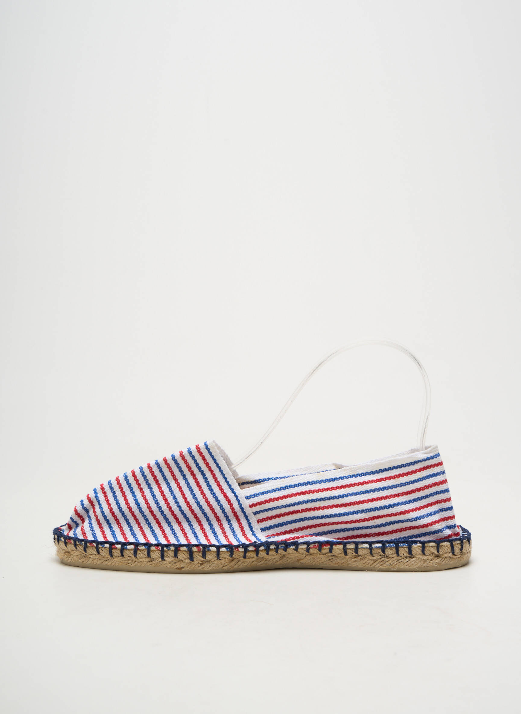 Espadrilės apvalus mygtukas plokščias kulnas iki 3 cm mėlyna CALA 1789 moteris