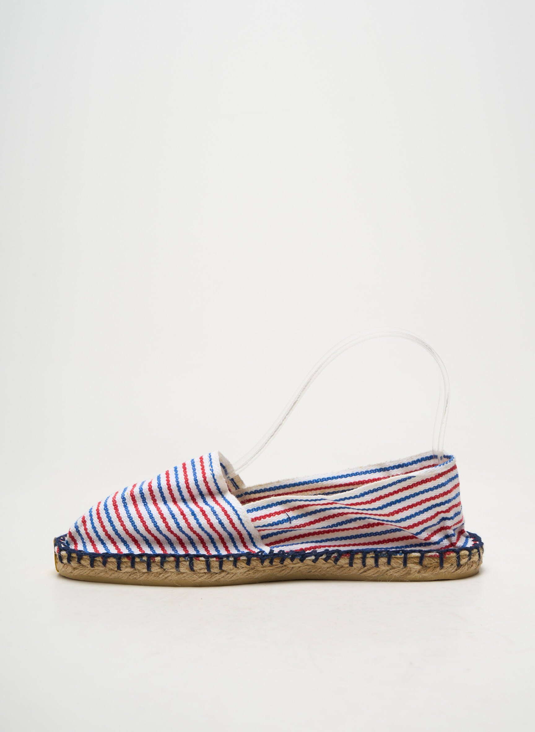 Espadrilės apvalus mygtukas plokščias kulnas iki 3 cm mėlyna CALA 1789 moteris