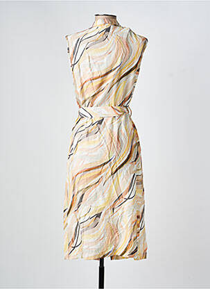 Pusilgių suknelė fantazijos raštas be rankų bežinis COUTURIST moteris