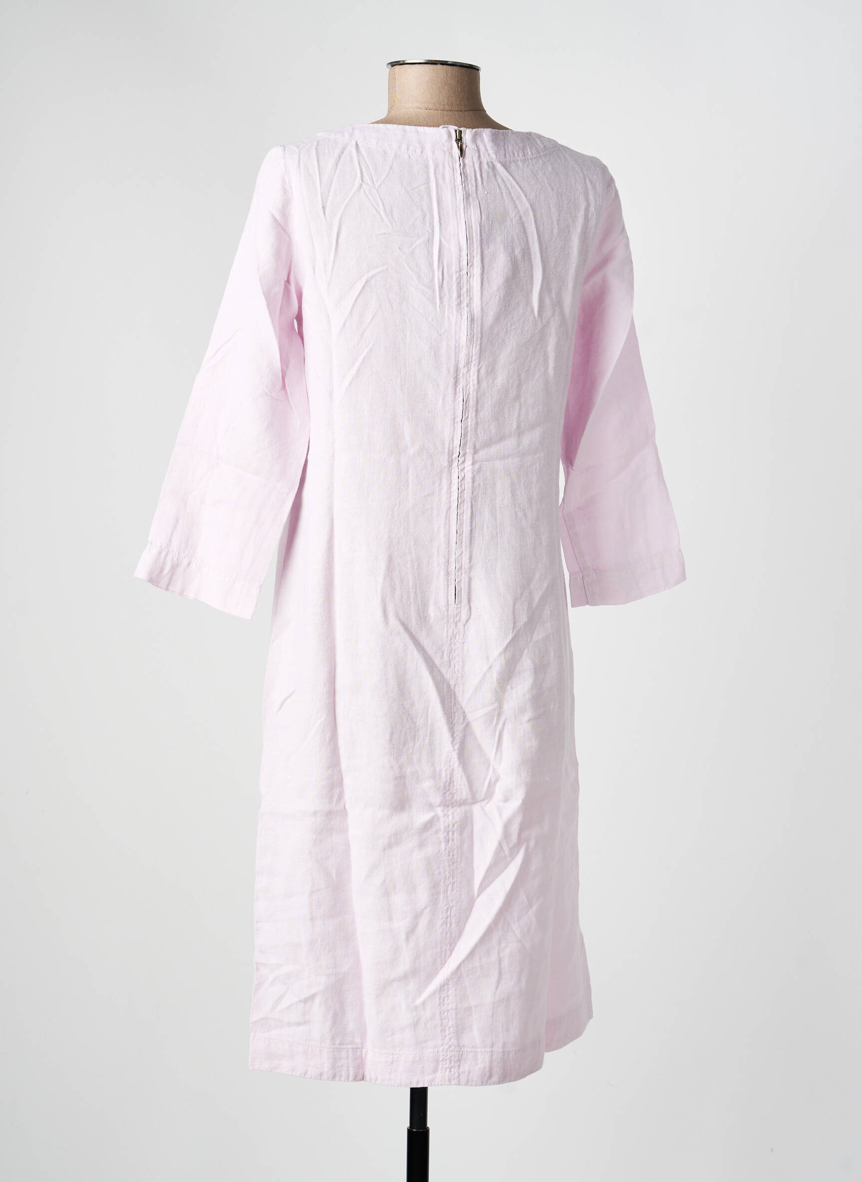 Pusilgių suknelė 3/4 rankovės 3/4 rankovės violetinis COUTURIST moteris