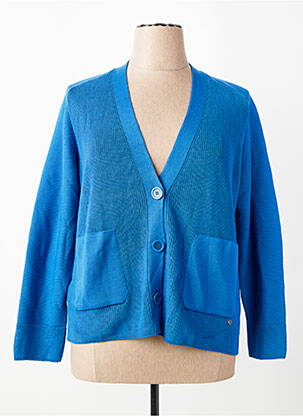 Ilgų rankovių liemenė centrinė iškirptė mėlyna RABE moteris