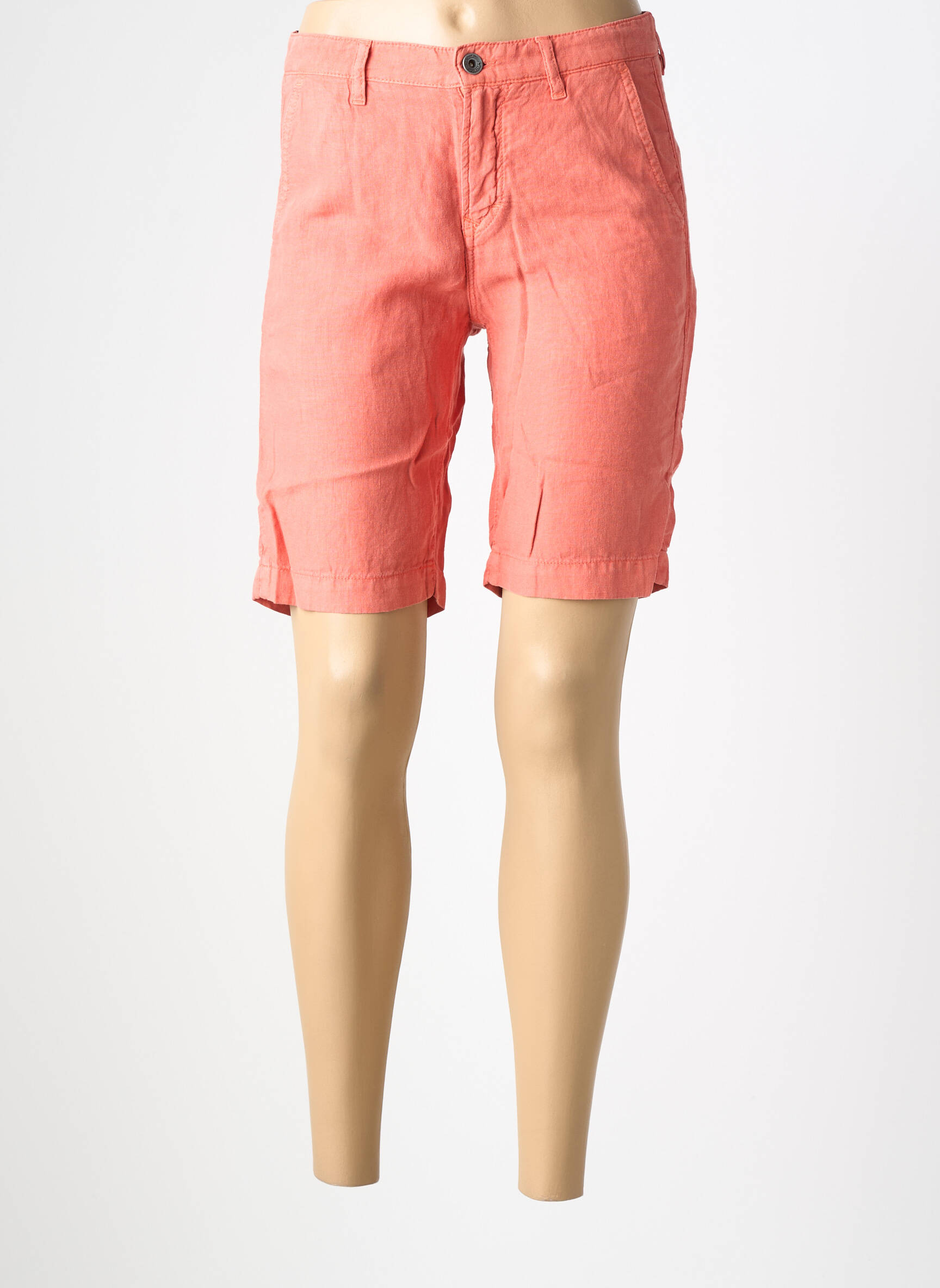Bermudas tiesi kirpimas oranžinė COUTURIST moteris