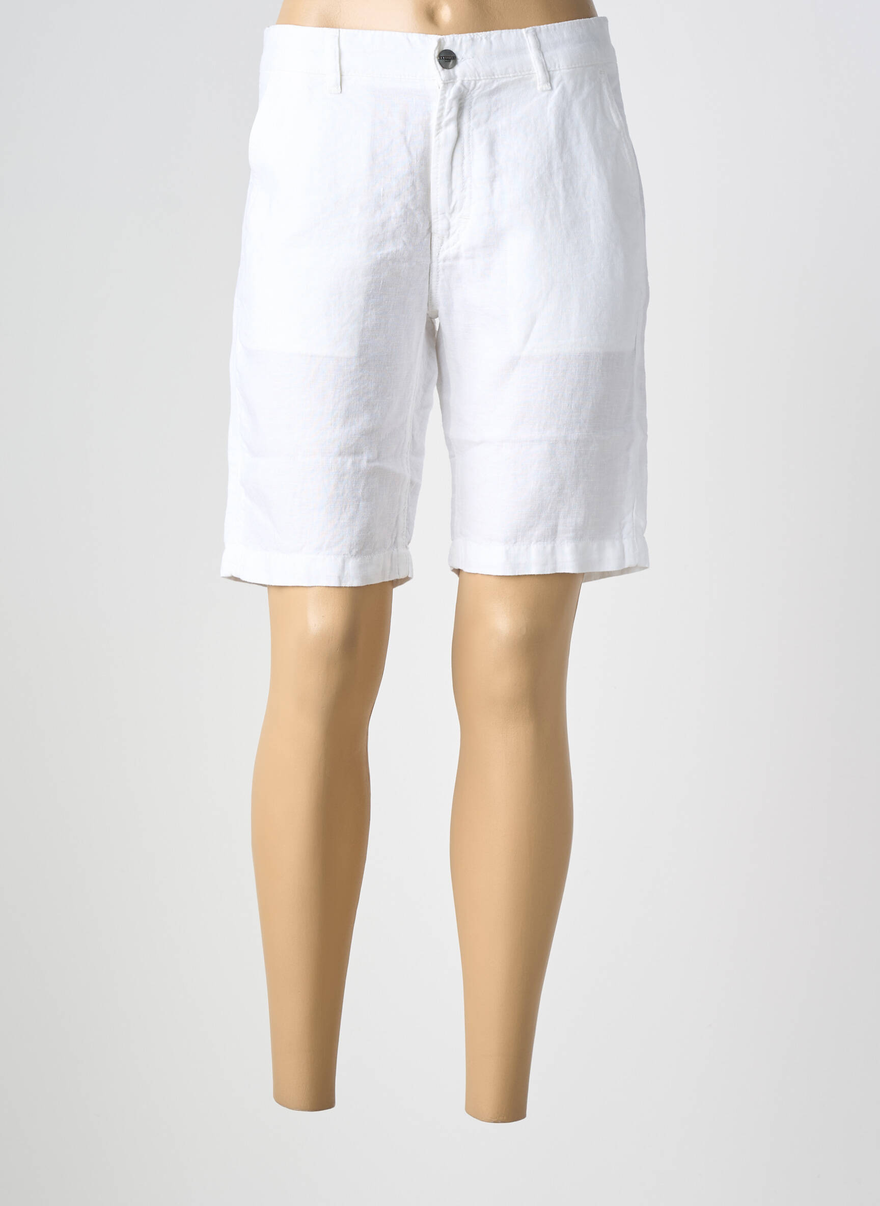 Bermudas tiesi kirpimas baltas COUTURIST vyras