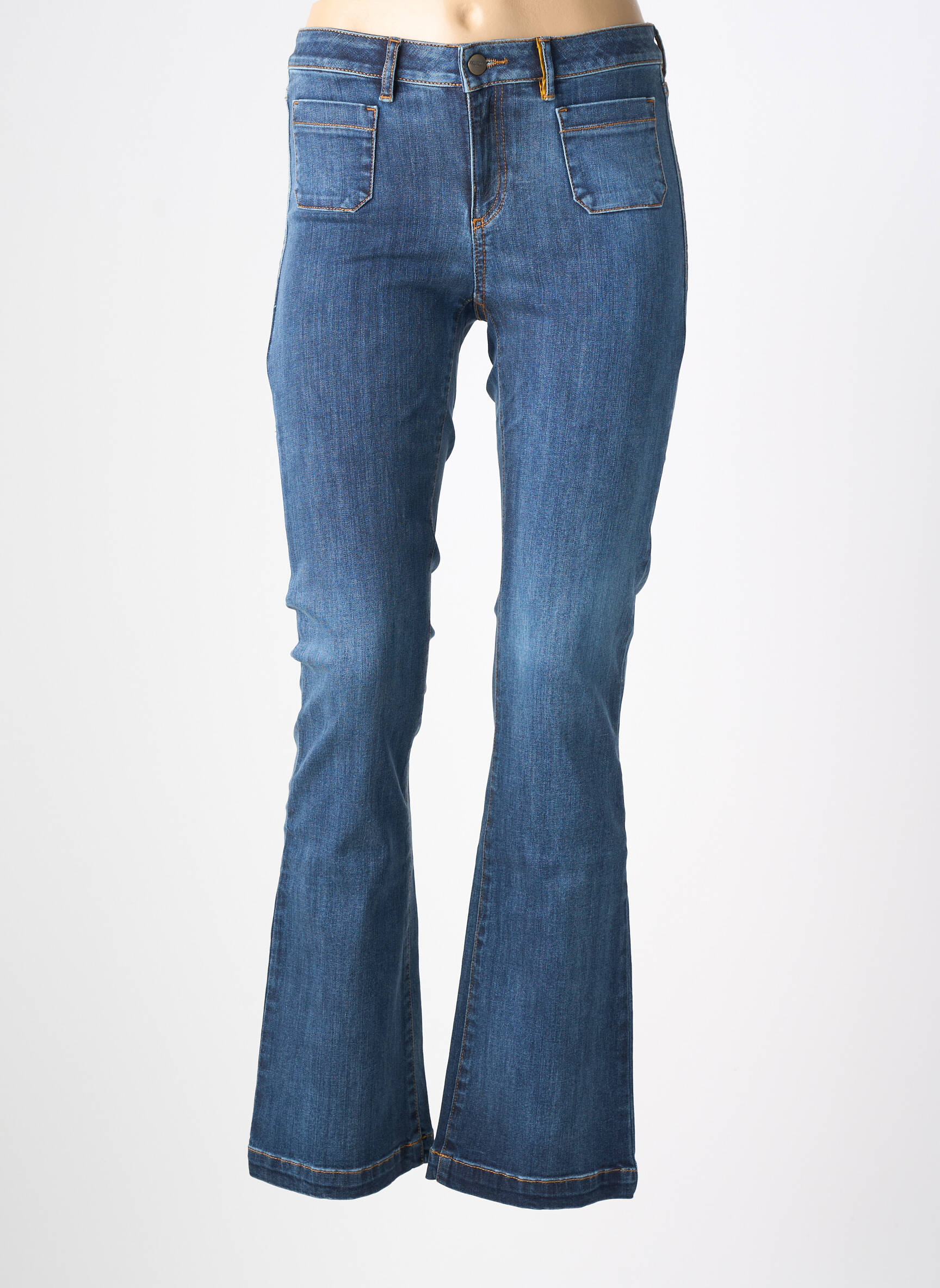Bootcut džinsai normala dydis normala dydis mėlyna COUTURIST moteris