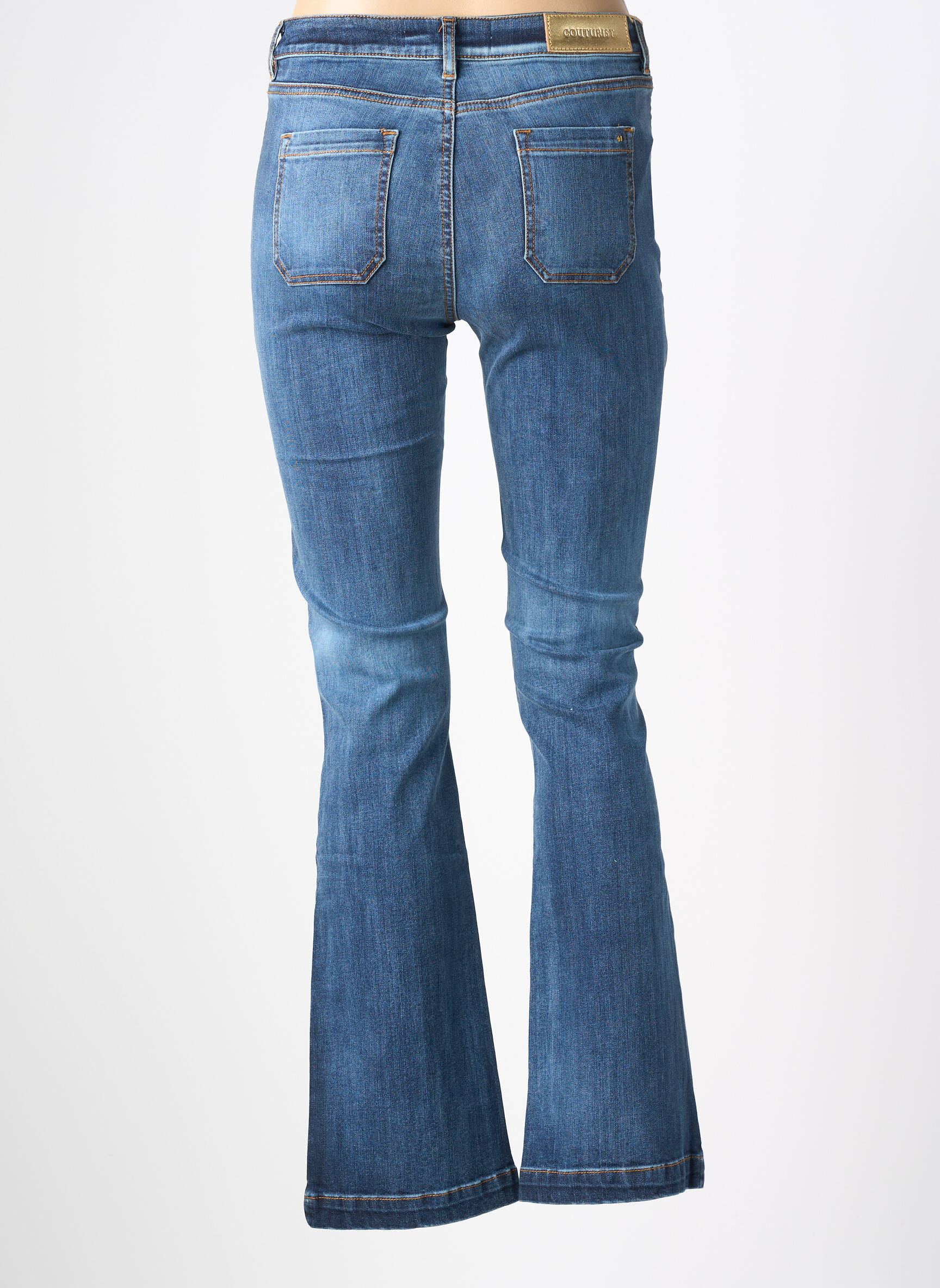 Bootcut džinsai normala dydis normala dydis mėlyna COUTURIST moteris