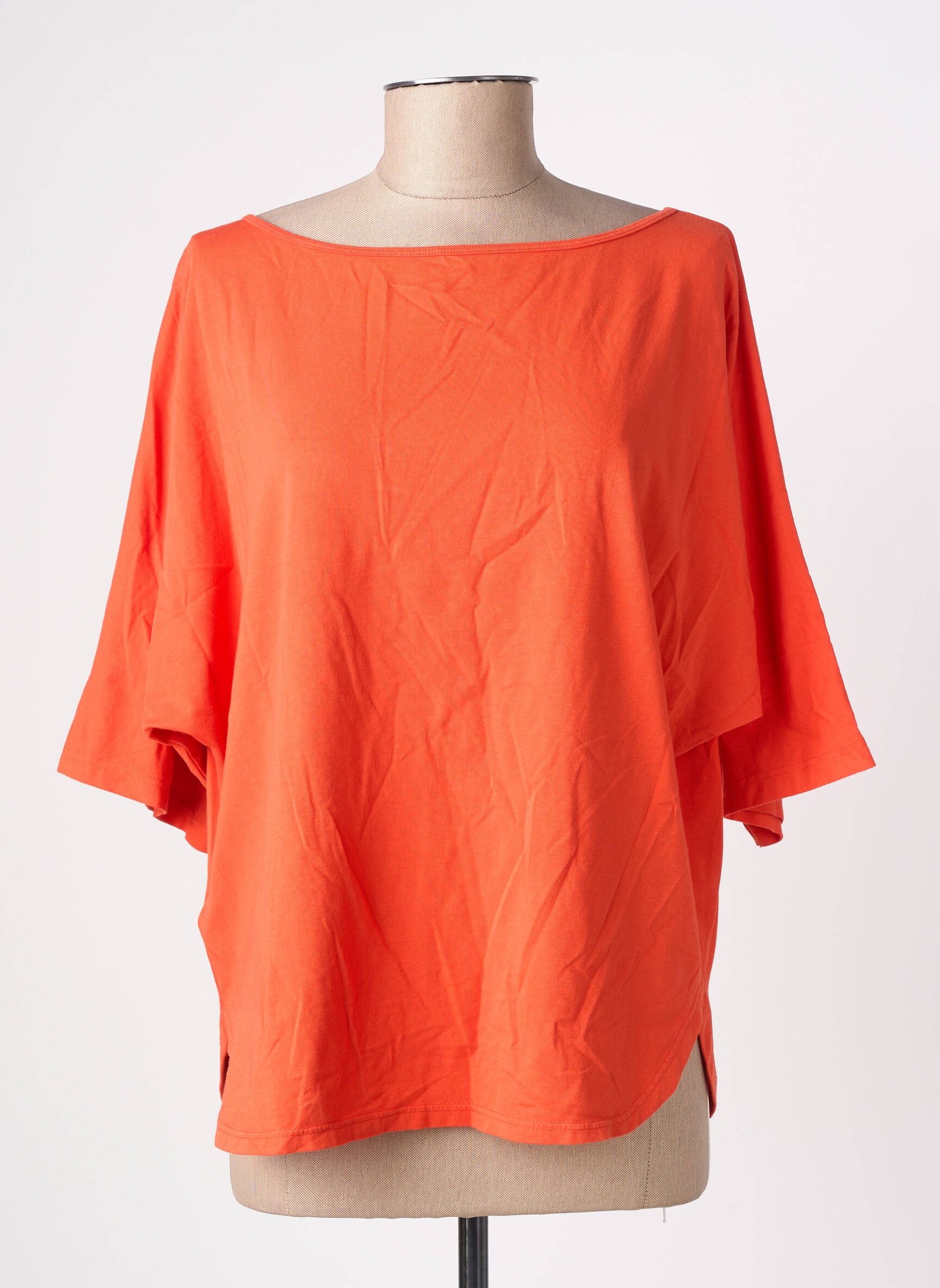 T-marškinys 3/4 rankovės 3/4 rankovės oranžinė COUTURIST moteris