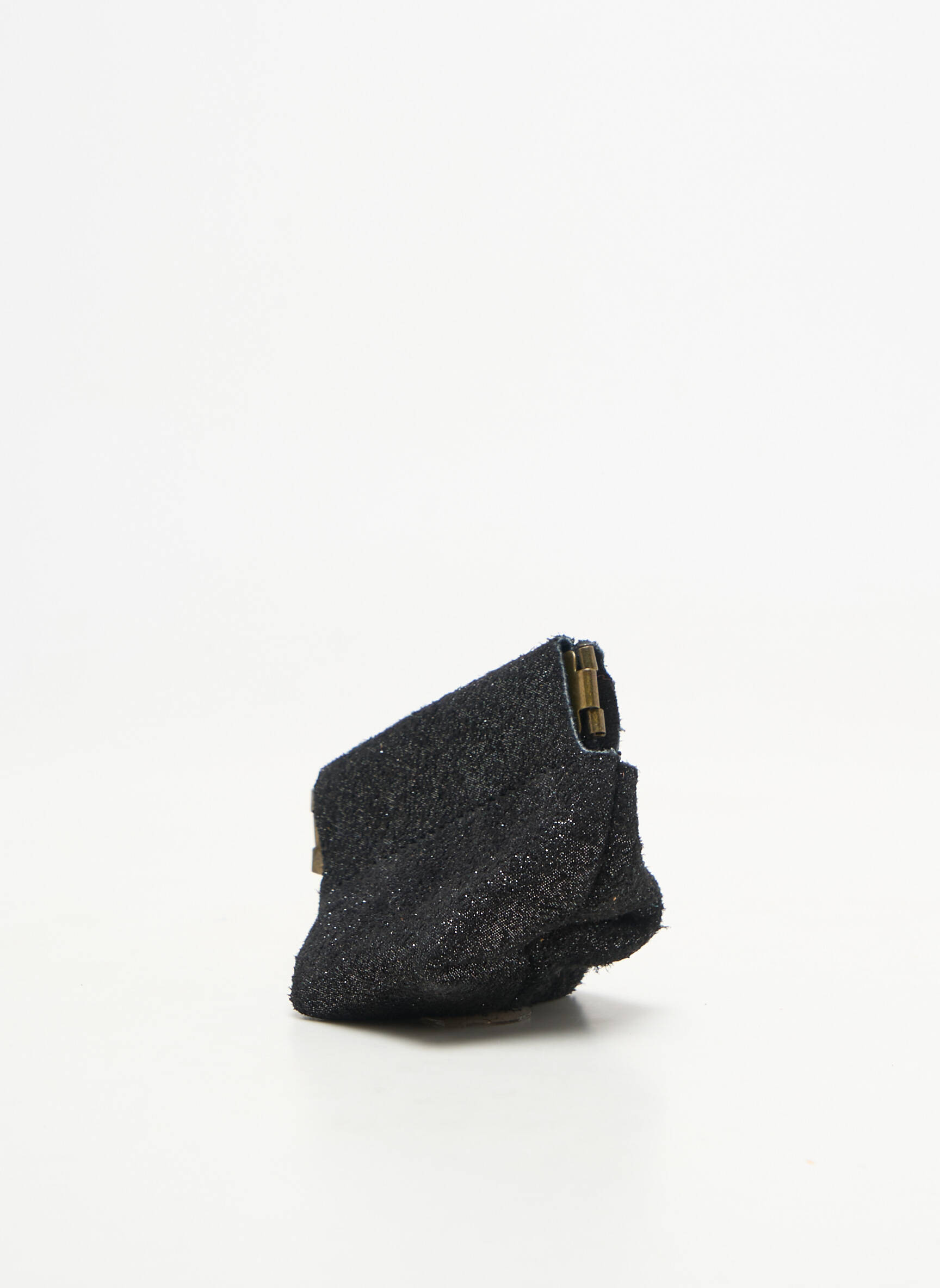 Piniginė blizgučių audimas, blizgus audimas juodas CRAZY LOU moteris