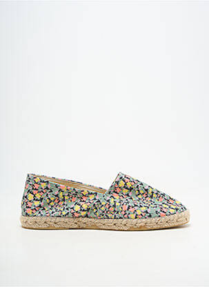 Espadrilės apvalus mygtukas plokščias kulnas iki 3 cm žalias SKFK moteris