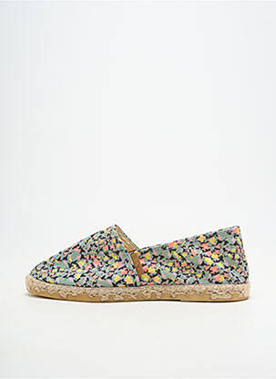 Espadrilės apvalus mygtukas plokščias kulnas iki 3 cm žalias SKFK moteris