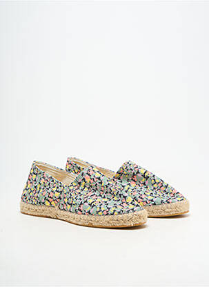 Espadrilės apvalus mygtukas plokščias kulnas iki 3 cm žalias SKFK moteris