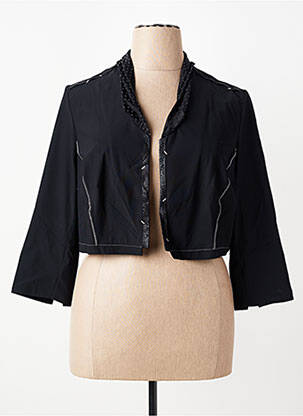 Bolero satino efektas juodas CHRISTINE LAURE moteris