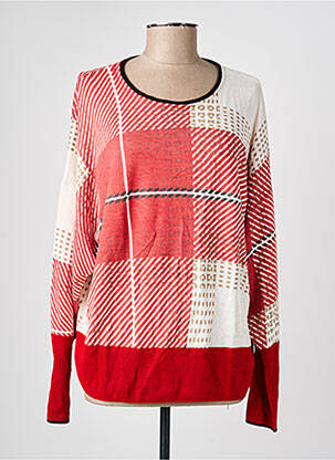 Megztinis apatinė dalis siaura ilgos rankovės raudona ESCORPION moteris
