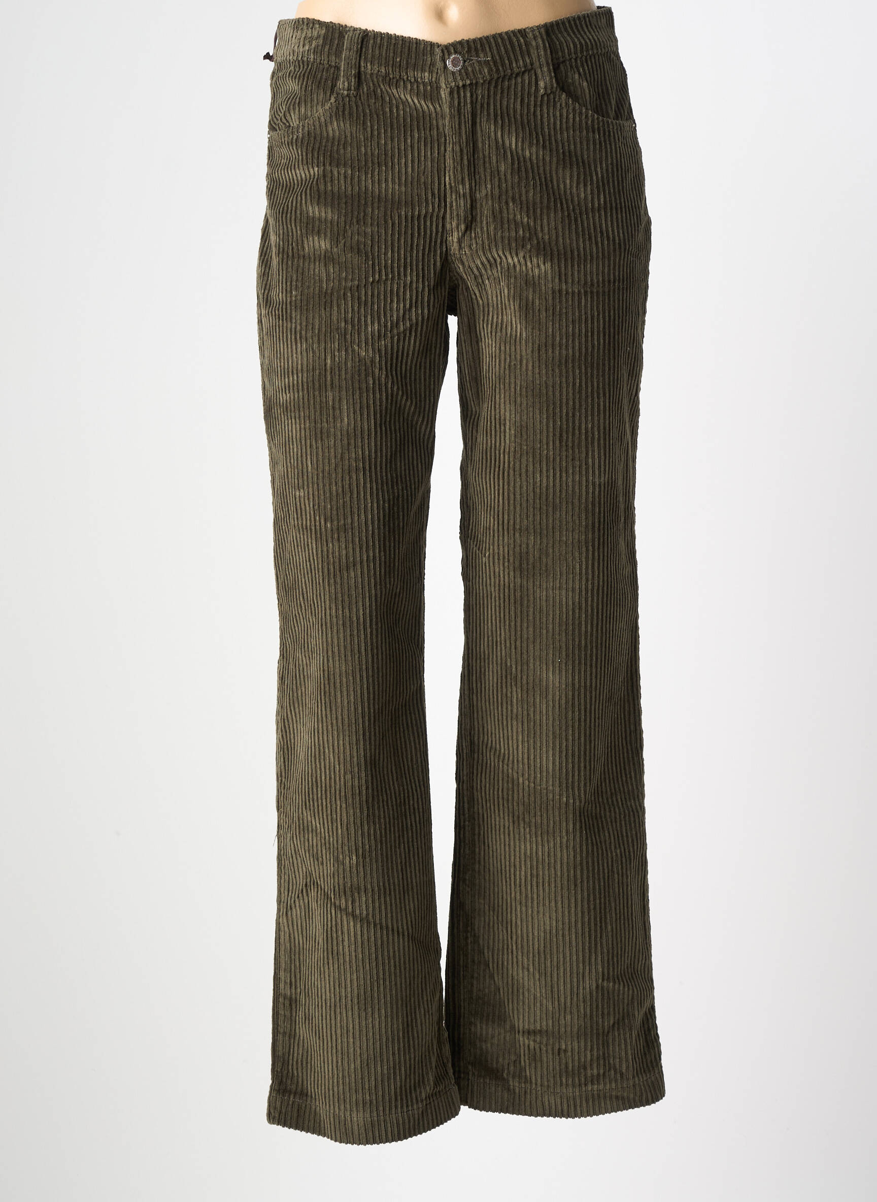 Tiesi kelnė tamprumas normala dydis žalias WALTRON moteris