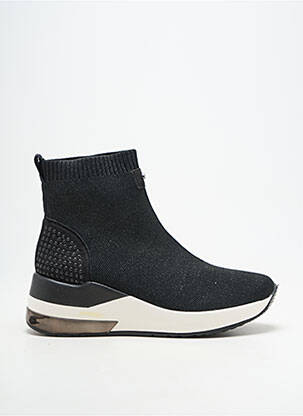 Slip-on batai blizgučių audimas, blizgus audimas kulnas nuo 4 iki 6 cm juodas EXÉ moteris