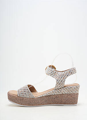 Espadrilės užsegimas kilpa(s) kulnas nuo 7 iki 9 cm bežinis GEO-REINO moteris