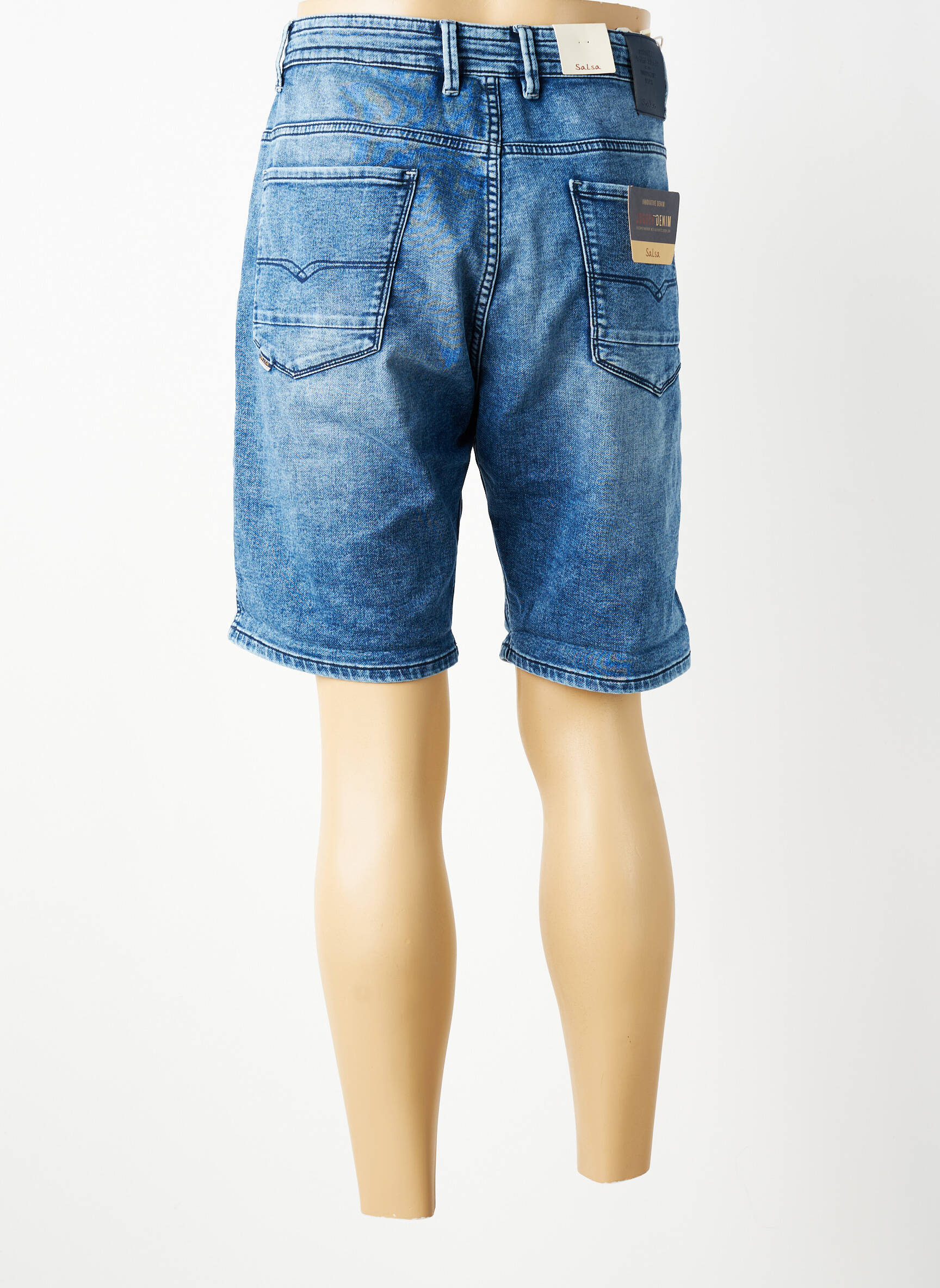 Bermudas denimo audinys mėlyna SALSA vyras