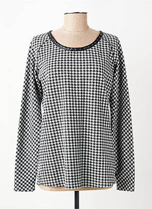 Megztinis centrinė iškirptė ilgos rankovės juodas MAISON SCOTCH moteris