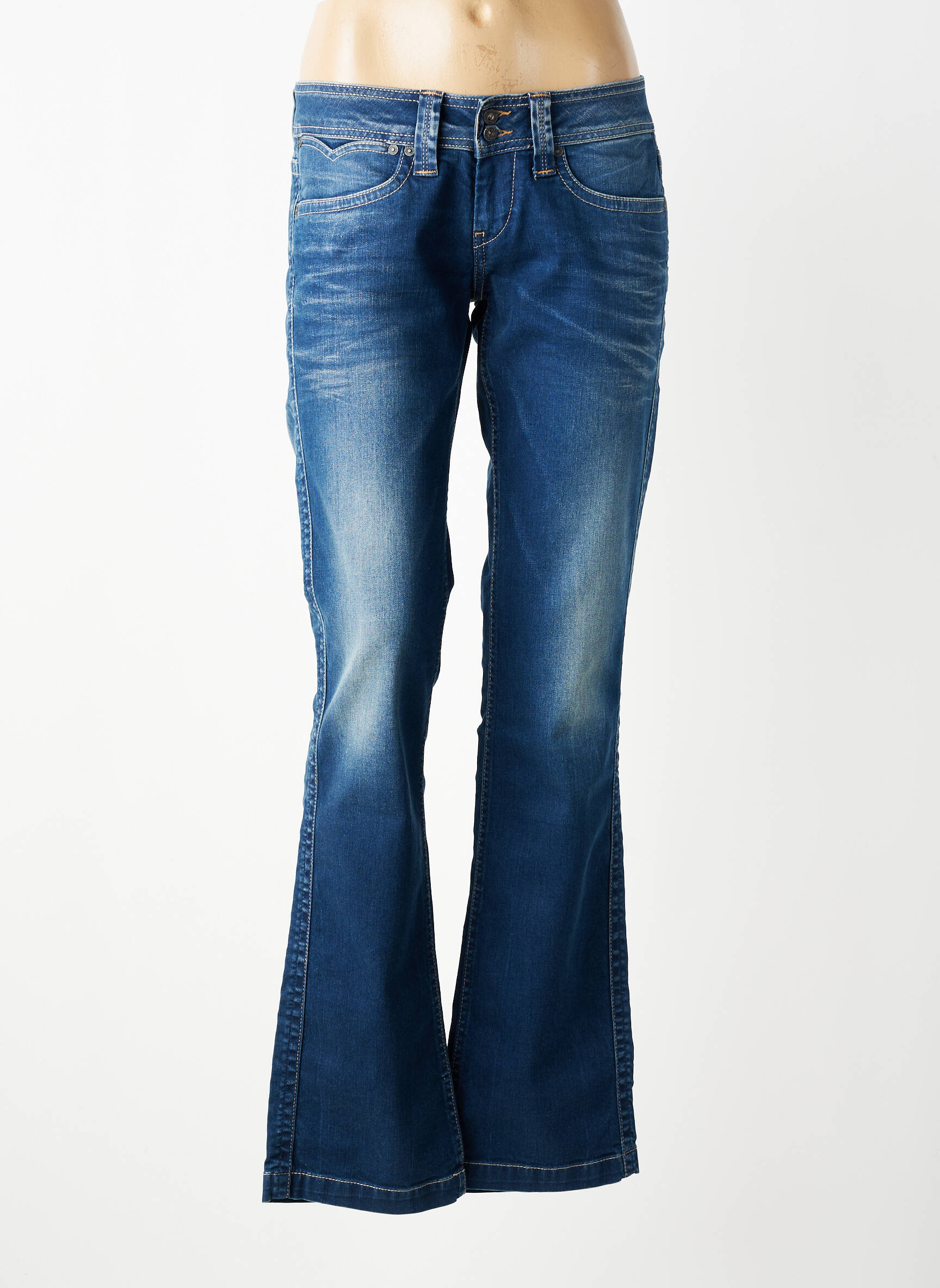 Bootcut džinsai tamprumas maža dydžio mėlyna PEPE JEANS moteris