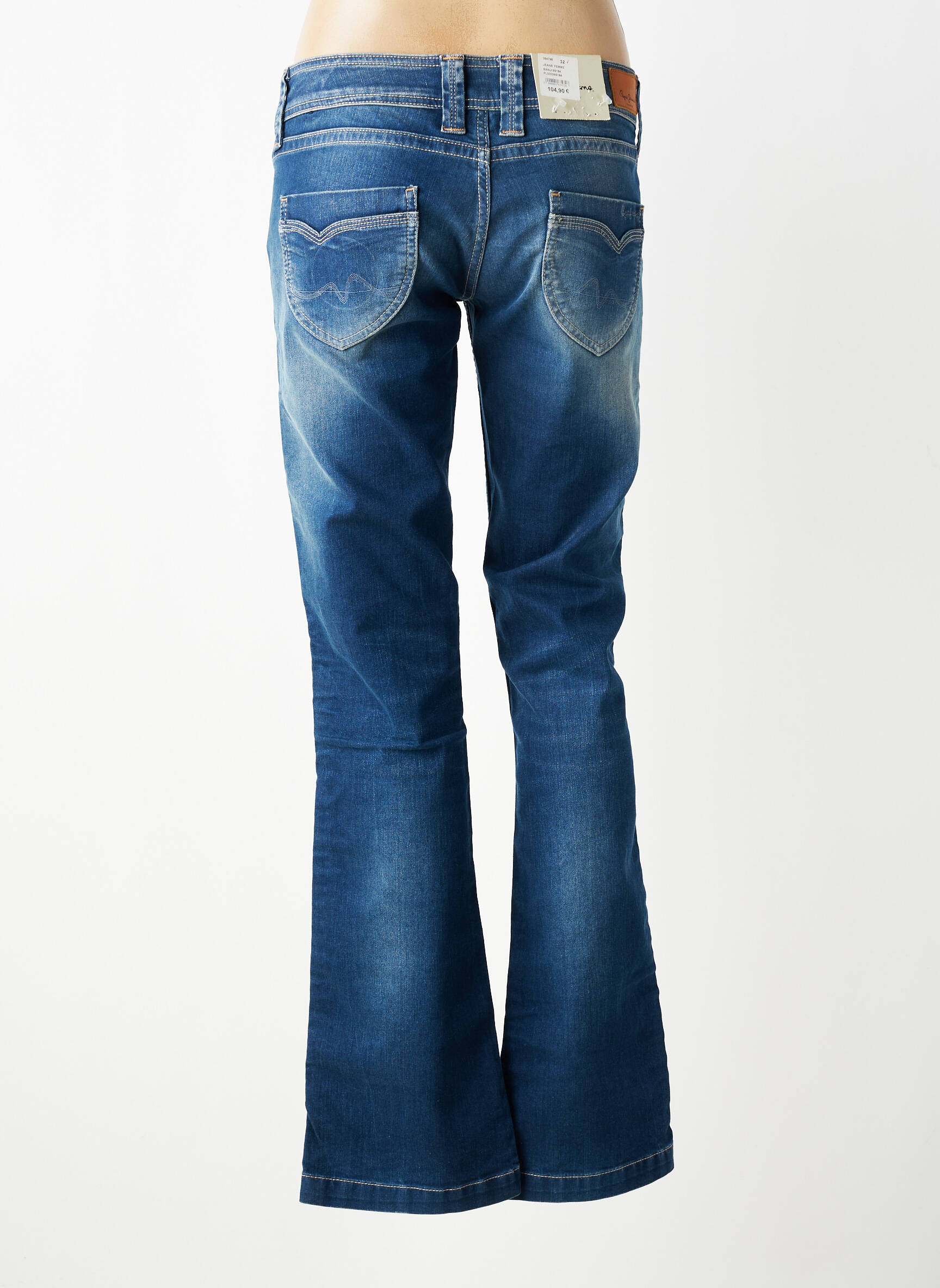 Bootcut džinsai tamprumas maža dydžio mėlyna PEPE JEANS moteris