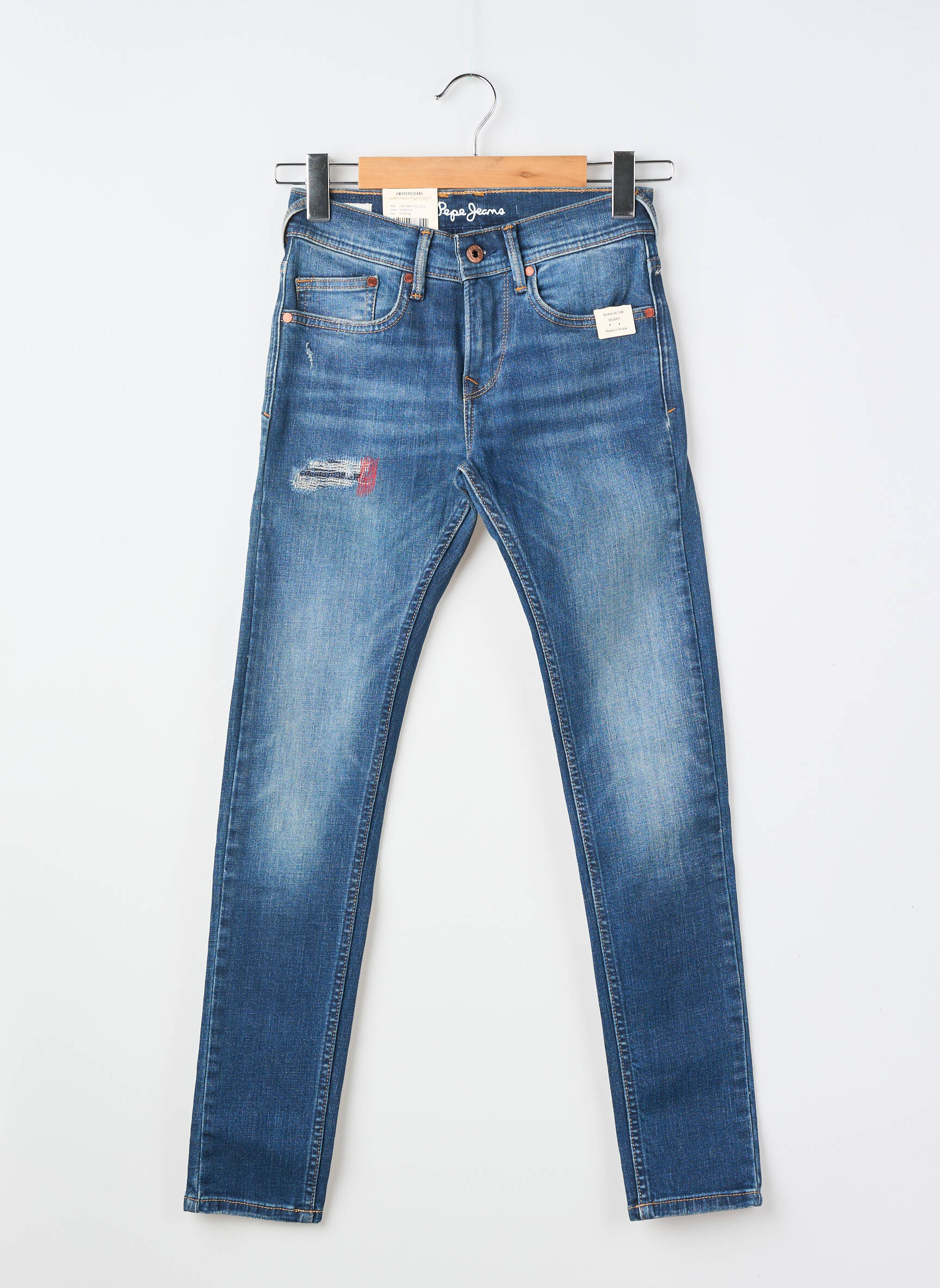 Lieknos džinsai kišenės mėlyna PEPE JEANS berniukas
