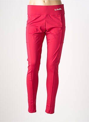 Legingas jersey audinys normala dydis raudona LES POULETTES FITNESS moteris