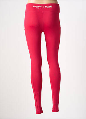 Legingas jersey audinys normala dydis raudona LES POULETTES FITNESS moteris