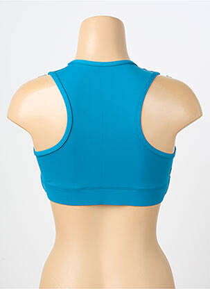 Liemenėlė be rėmo liemenėlės (moteriškos) mėlyna LES POULETTES FITNESS moteris