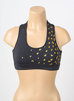 Liemenėlė be rėmo liemenėlės (moteriškos) juodas LES POULETTES FITNESS moteris