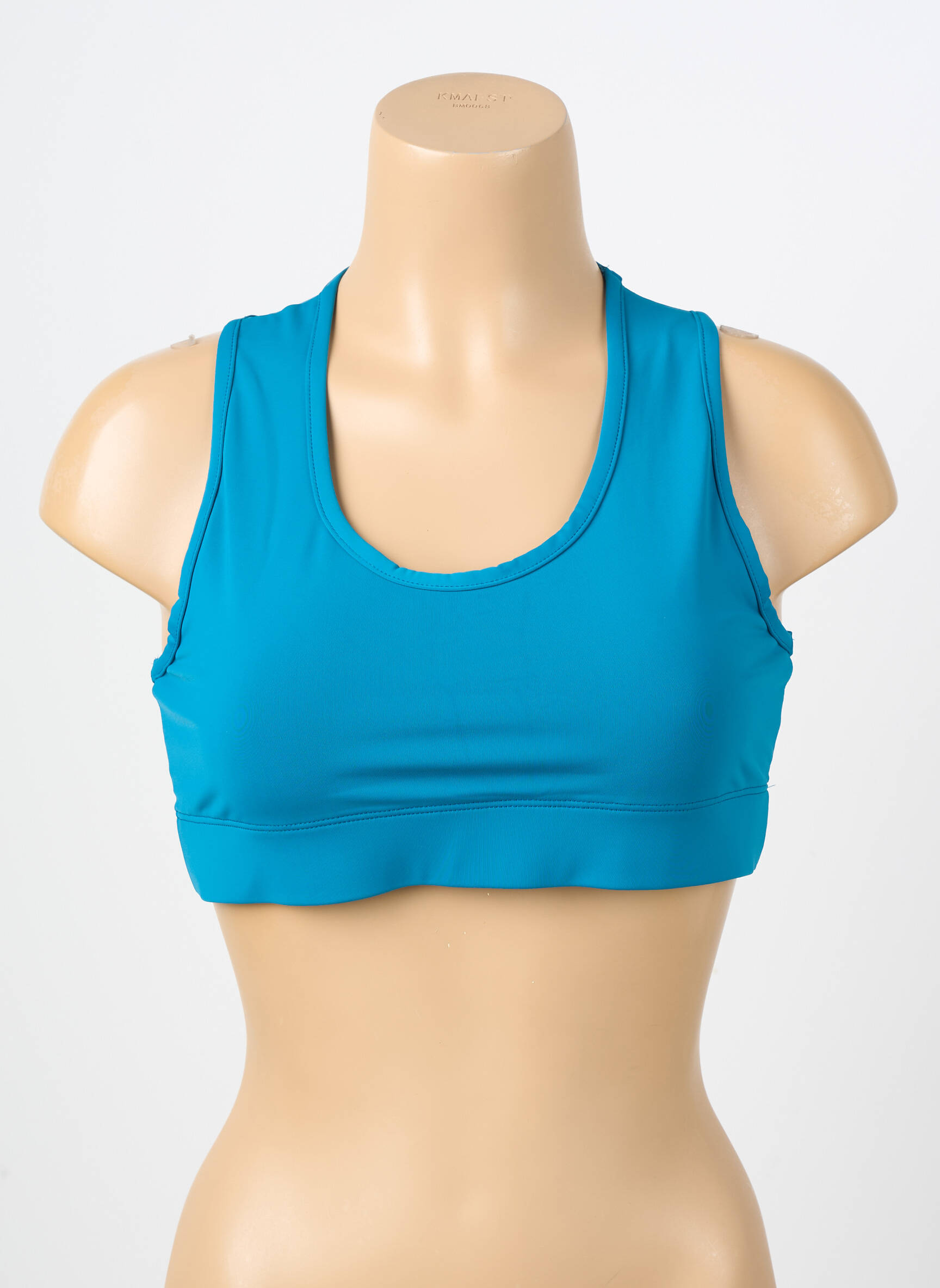 Liemenėlė be rėmo liemenėlės (moteriškos) mėlyna LES POULETTES FITNESS moteris
