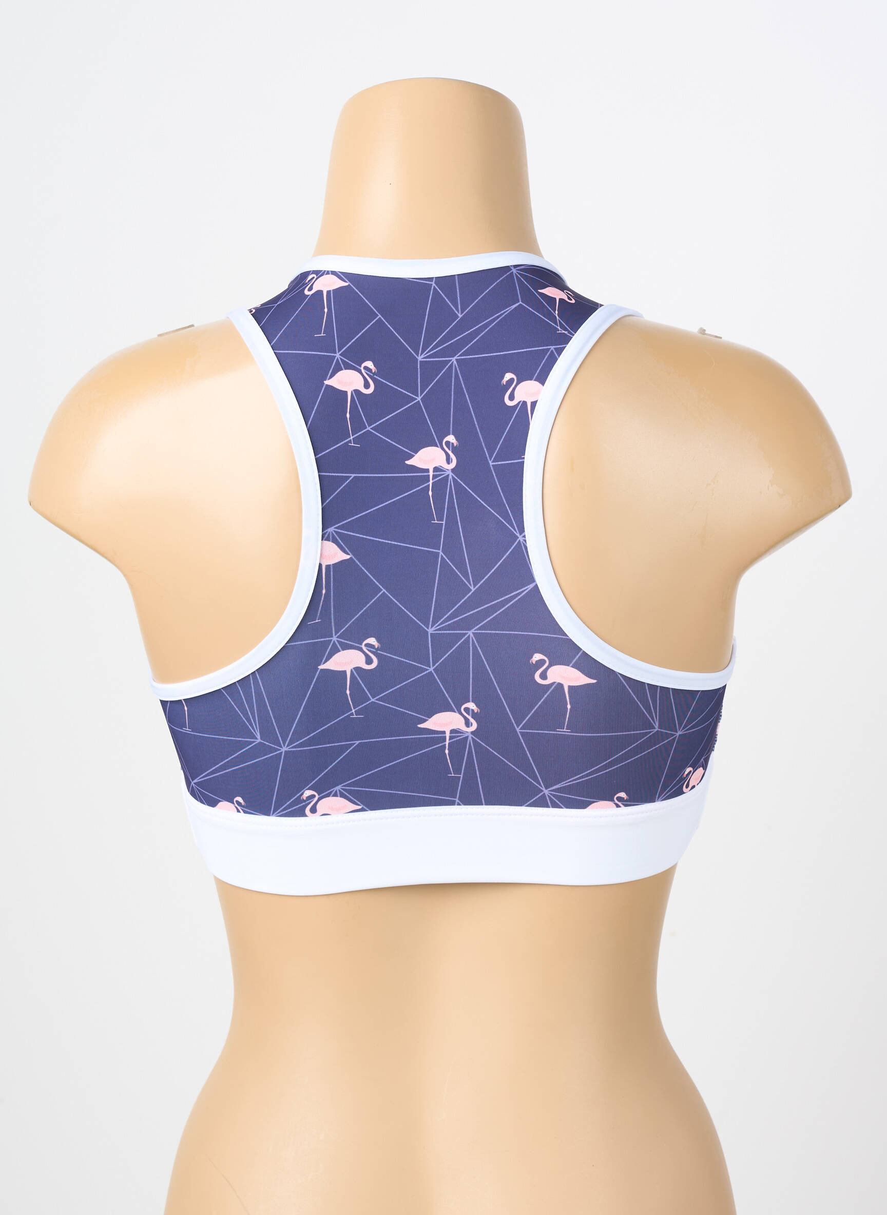 Liemenėlė be rėmo liemenėlės (moteriškos) mėlyna LES POULETTES FITNESS moteris