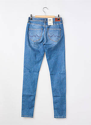 Lieknos džinsai nusidėvėjęs ir išblukęs efektas mėlyna PEPE JEANS mergina