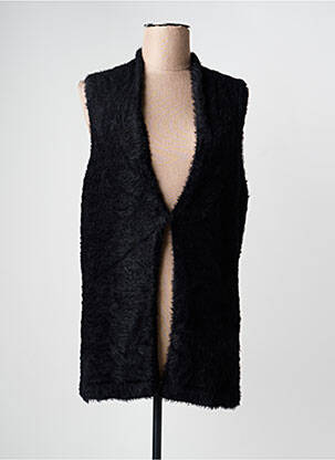 Be rankovių liemenė centrinė iškirptė juodas OLSEN moteris