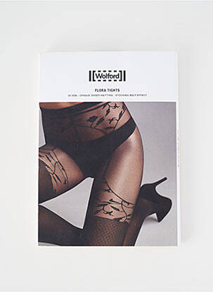 Kojinės tamprumas juodas WOLFORD moteris