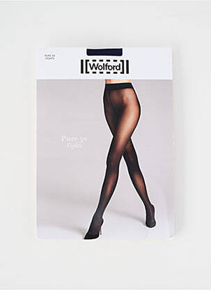 Kojinės tamprumas juodas WOLFORD moteris