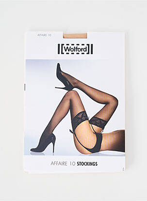 Bas nėrinių audimas bežinis WOLFORD moteris