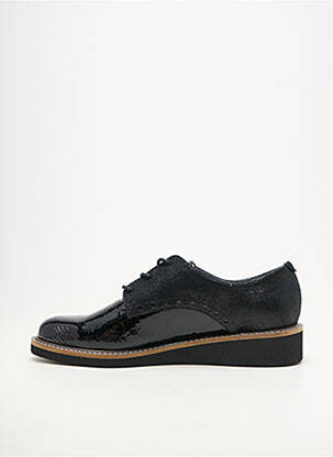 Derbiai apvalus mygtukas plokščias kulnas iki 3 cm juodas FUGITIVE BY FRANCESCO ROSSI moteris
