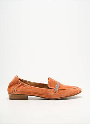 Espadrilės apvalus mygtukas plokščias kulnas iki 3 cm oranžinė MAM'ZELLE moteris