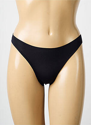 Tanga satino audinys juodas RITRATTI moteris