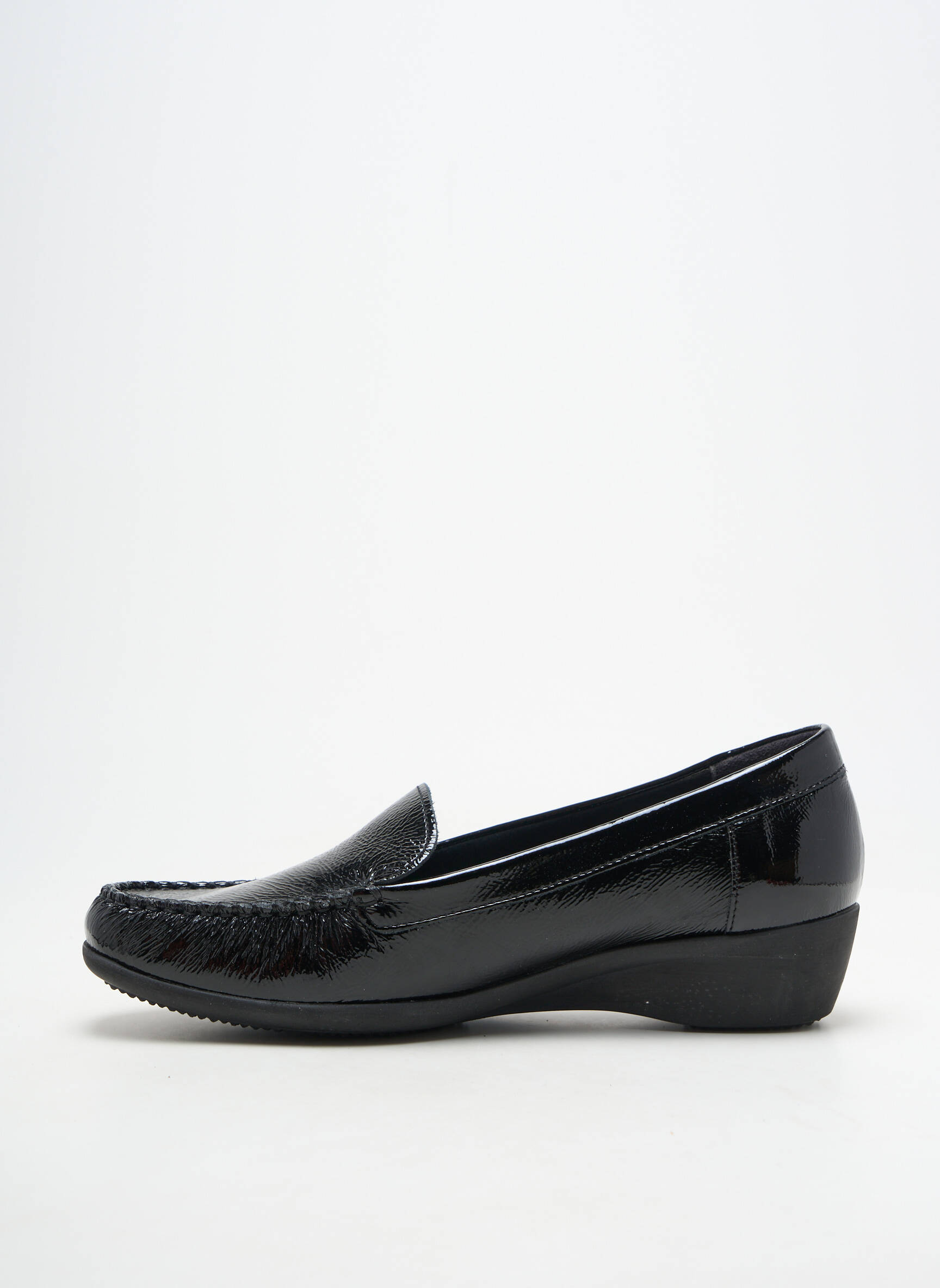 Mokasīnai lygus medžiaga kulnas nuo 4 iki 6 cm juodas ARTIKA SOFT moteris