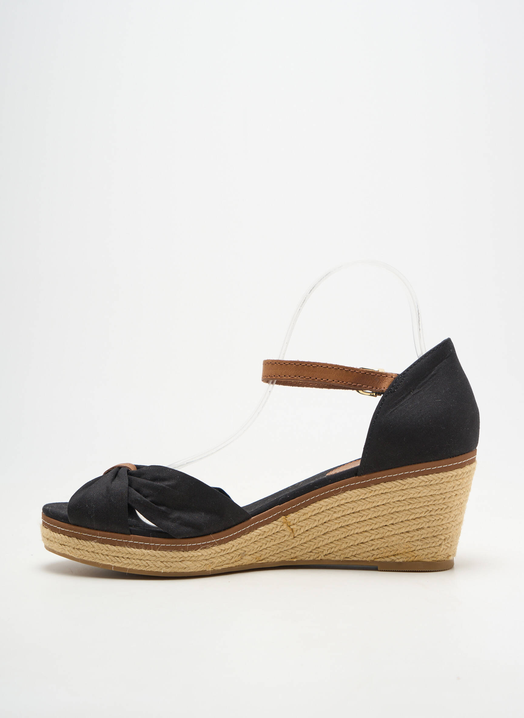 Espadrilės užsegimas kilpa(s) kulnas nuo 7 iki 9 cm juodas TOMMY HILFIGER moteris