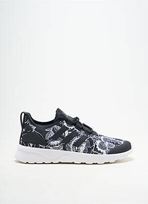 Bėgimo bateliai apvalus mygtukas plokščias kulnas iki 3 cm juodas ADIDAS moteris