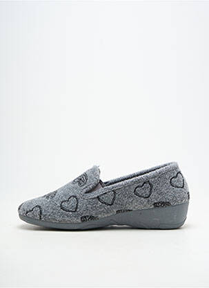 Bateliai/pantofliai pusiau kompensuotas kulnas nuo 4 iki 6 cm pilka LA MAISON DE L'ESPADRILLE moteris