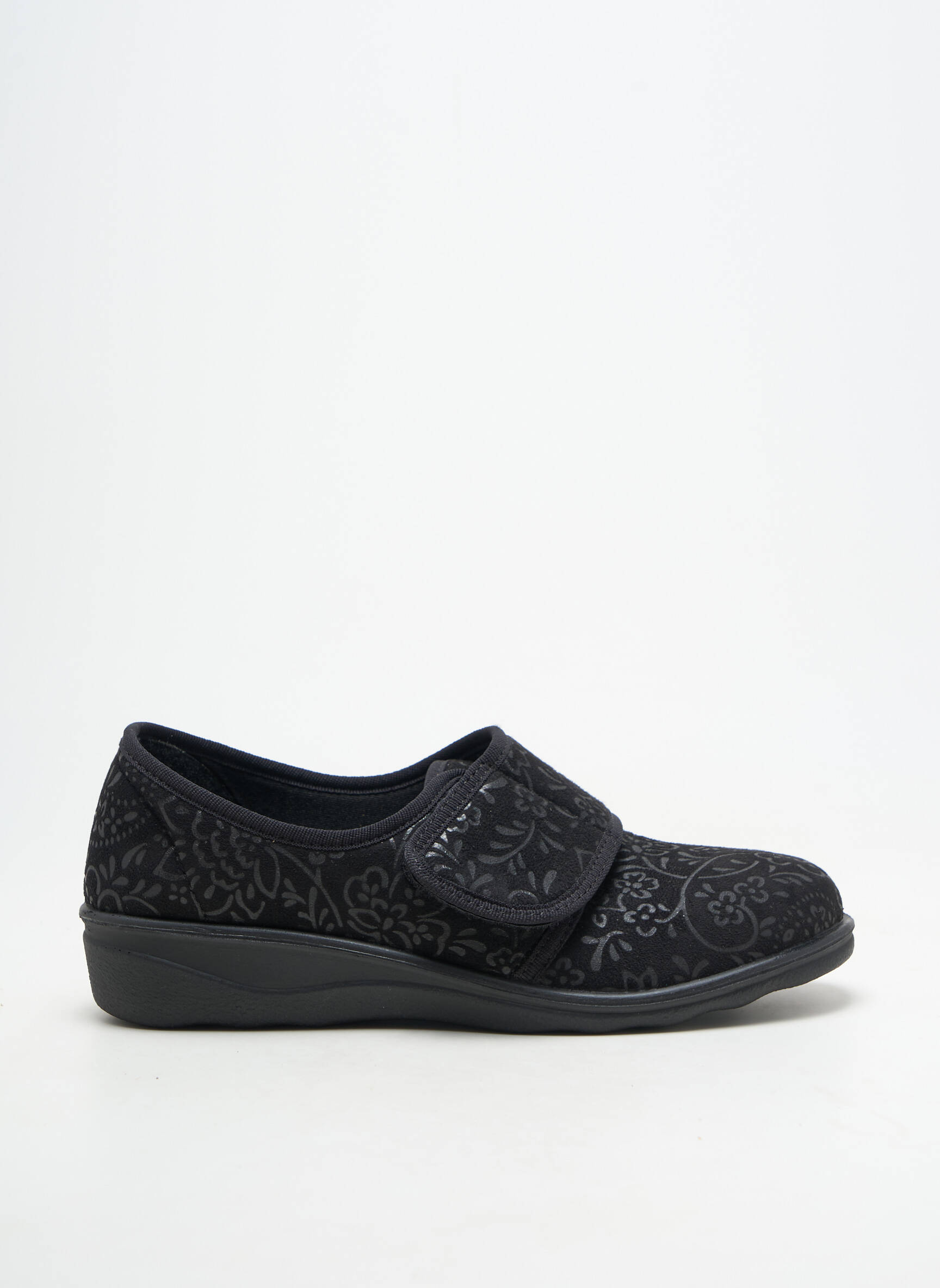 Bateliai/pantofliai velcro užsegimas plokščias kulnas iki 3 cm juodas WESTLAND moteris