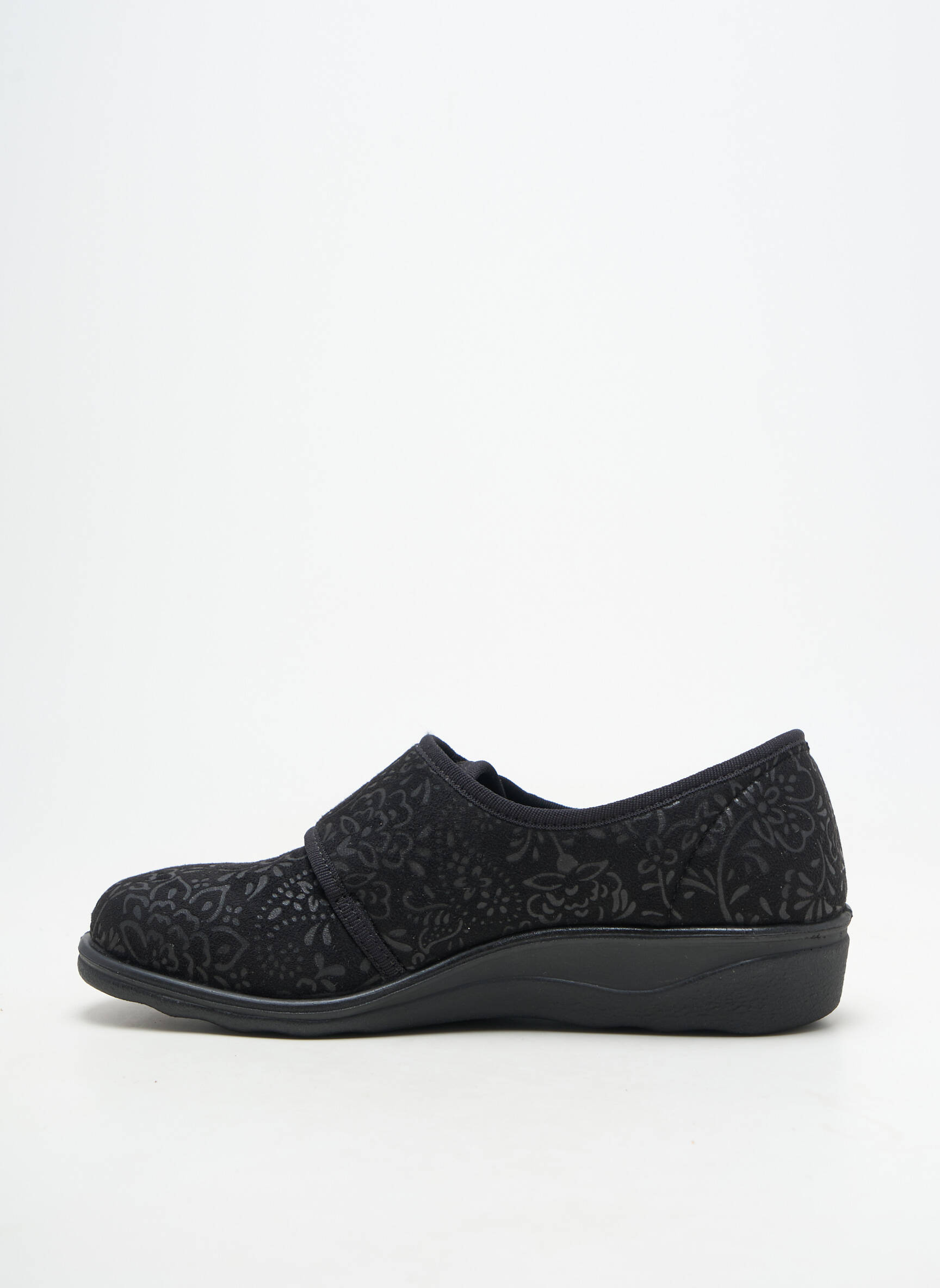 Bateliai/pantofliai velcro užsegimas plokščias kulnas iki 3 cm juodas WESTLAND moteris