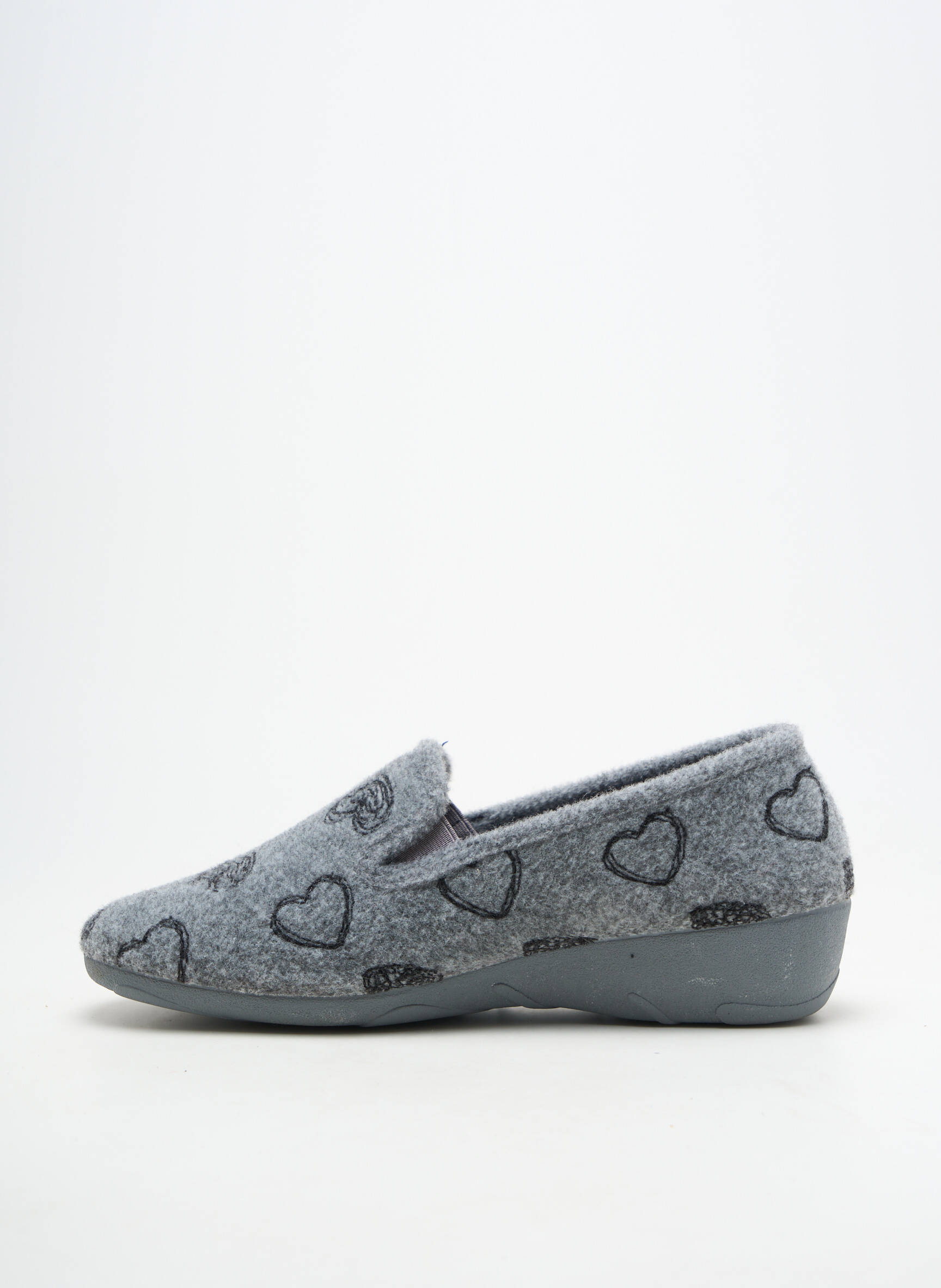 Bateliai/pantofliai pusiau kompensuotas kulnas nuo 4 iki 6 cm pilka LA MAISON DE L'ESPADRILLE moteris