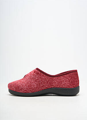 Bateliai/pantofliai velcro užsegimas plokščias kulnas iki 3 cm raudona FARGEOT moteris