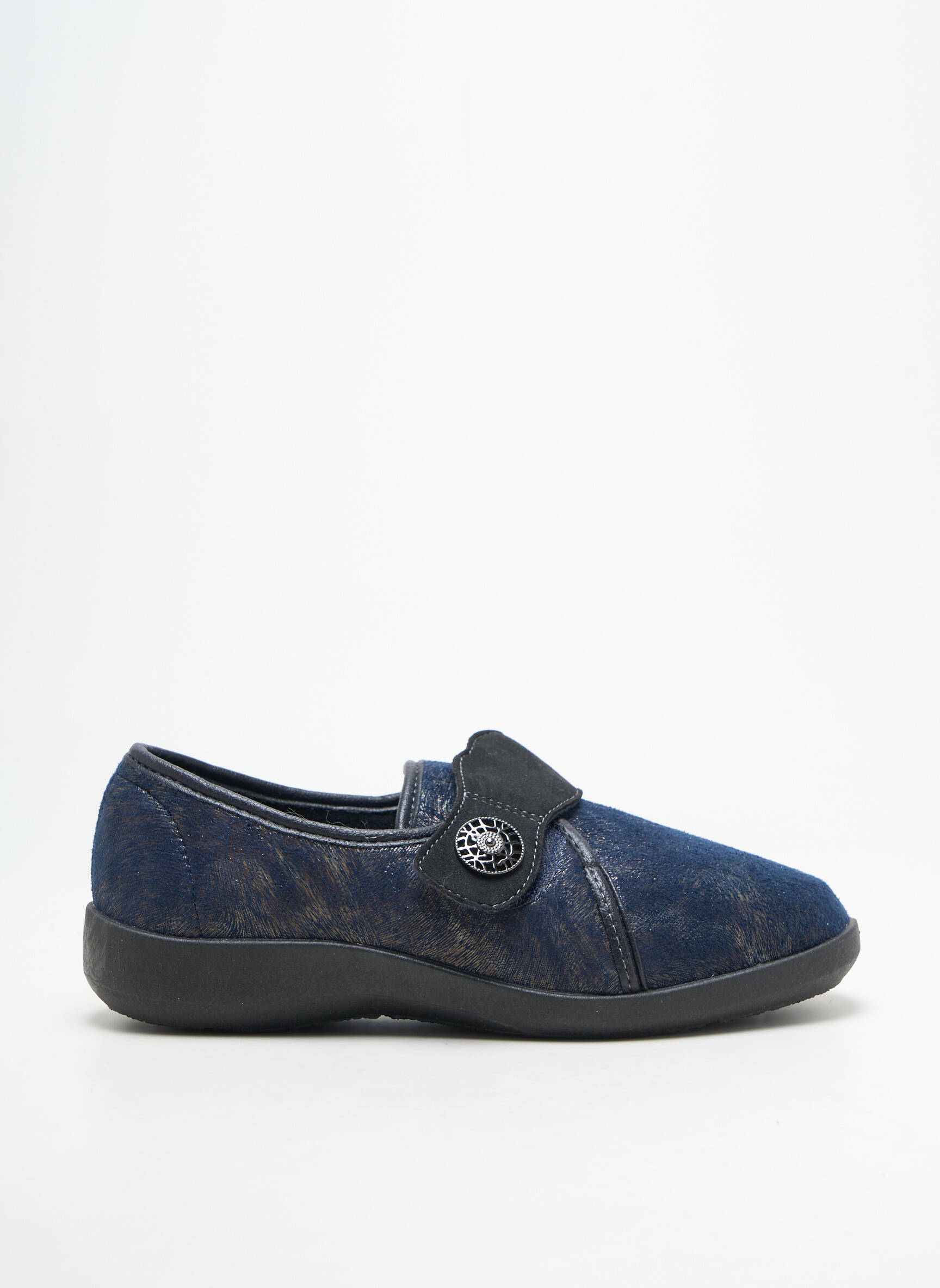Bateliai/pantofliai velcro užsegimas plokščias kulnas iki 3 cm mėlyna FARGEOT moteris