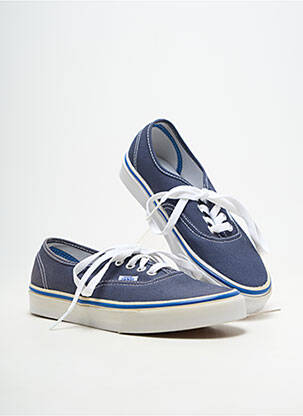 Bėgimo bateliai apvalus mygtukas plokščias kulnas iki 3 cm mėlyna VANS moteris