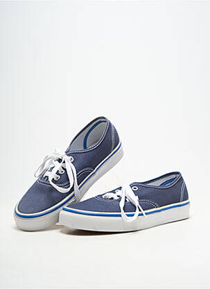 Bėgimo bateliai apvalus mygtukas plokščias kulnas iki 3 cm mėlyna VANS moteris