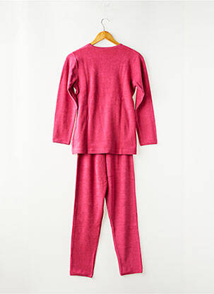 Pižama apvalus kaklas rožinė PETIT BATEAU mergina